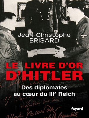 cover image of Le livre d'or d'Hitler